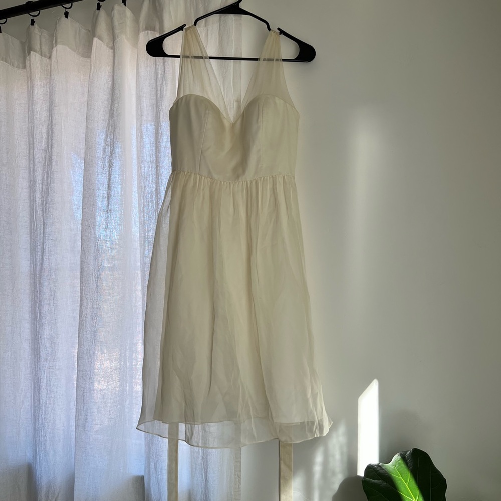 BHLDN Ivory Bridesmaid Dress